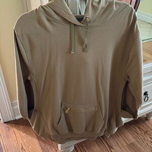 Tan Calvin Klein Vest w/ Hood